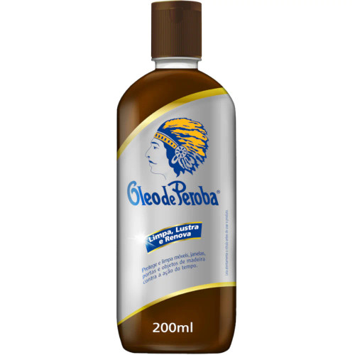 Oléo de Peroba Limpa, Lustra e Renova - 200ml