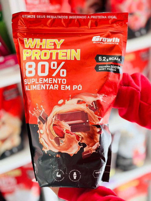 Whey Protein em Pó Growth - 1kg *Escolha seu sabor*