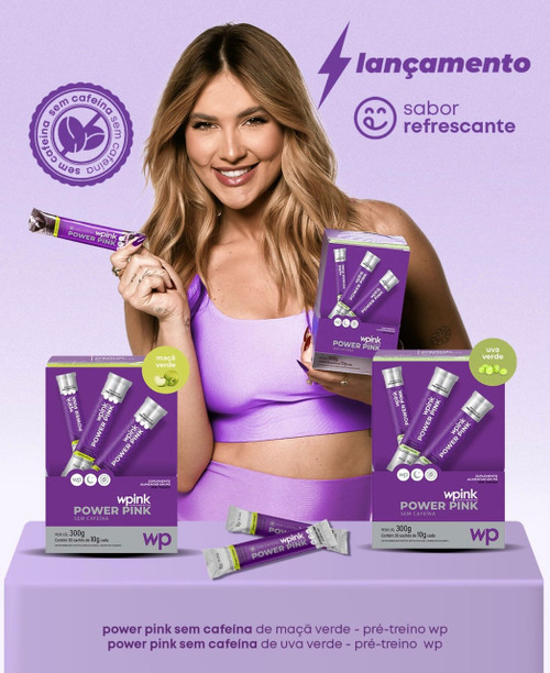 WePink Pré Treino Sachê Sem Cafeina -  10g