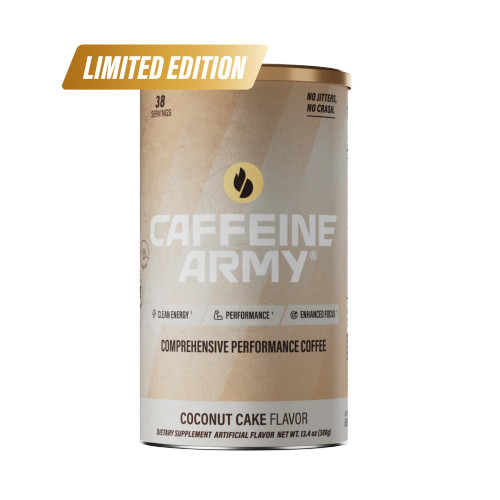 Supercoffee Caffeine Army Coconut Cake- 380g