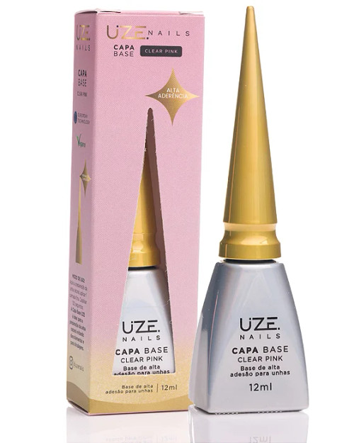 Uze Nails Capa Base Clear Pink - 12ml