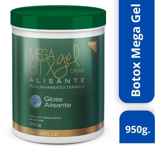 Mega Botox Gel Creme Alisante Realinhamento Térmico Probelle - 950g