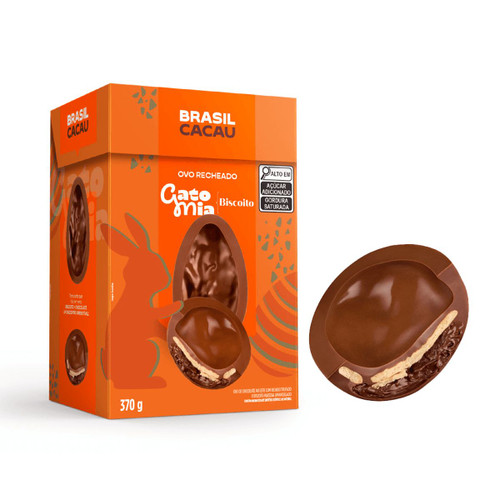 Ovo De Páscoa Gato Mia Brasil Cacau - 370g