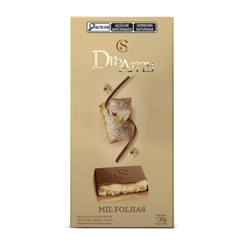 Tablete Sabor Mil Folhas Cacau Show - 130g