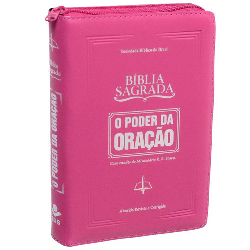 Biblia Sagrada Poder da Oração Rosa