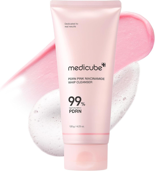 Espuma de Limpeza Rosa com PDRN e Niacinamida Medicube - 120g