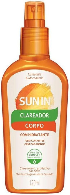 Clareador Corpo Com Hidratante Sun In - 120ml