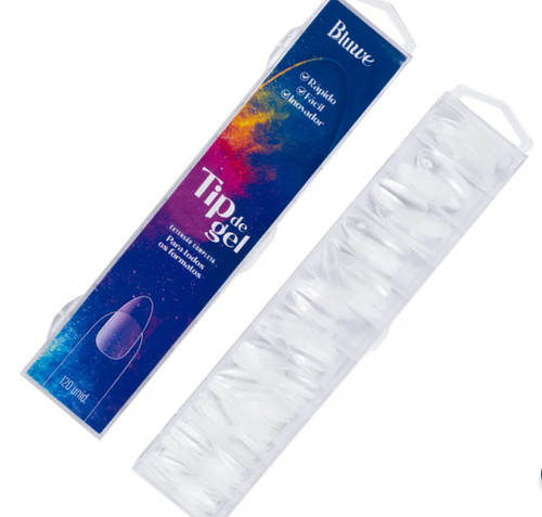 Tip de Gel Extensão Almond Bluwe - 120unid