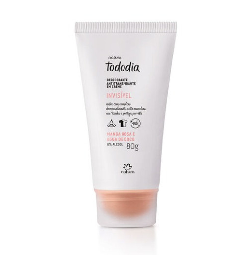 Desodorante Creme Manga Rosa E Agua De Coco Tododia Natura - 80g