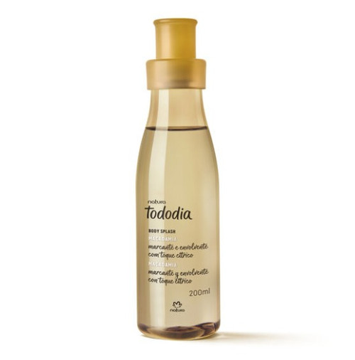 Body Splash Colônia Tododia Macadamia Natura - 200ml