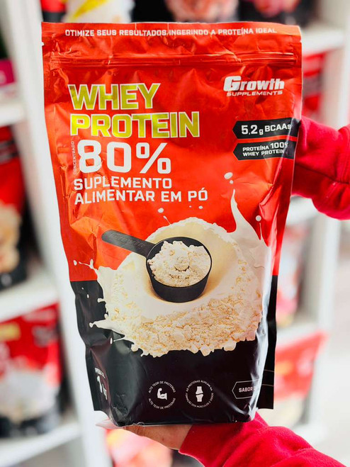 Whey Protein Leite Em Pó Growth - 1kg