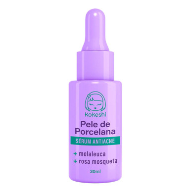 Sérum Facial Antiacne Pele de Porcelana Kokeshi - 30ml