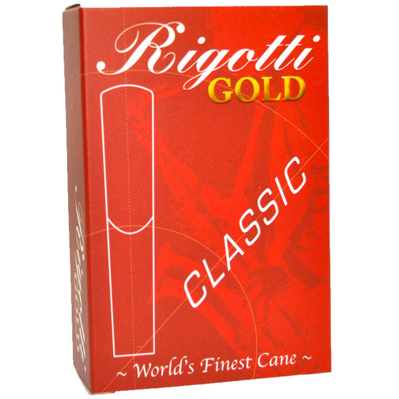 Rigotti Gold Tenor Saxophone Reeds Strength 3.5 Medium 