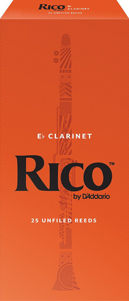 Rico Eb Clarinet Reeds Pack of 25
