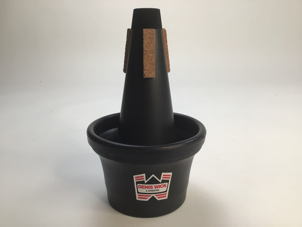 Used Denis Wick Bb Trumpet Black Painted Synthetic Cup Mute [039]