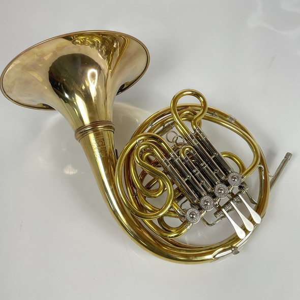 Used Hans Hoyer 4802K F/Bb Double French Horn (SN: 349619L)