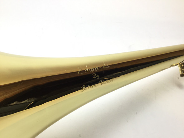 Used Edwards 1311CF Lacquered Yellow Brass Bass Trombone Bell [14936]