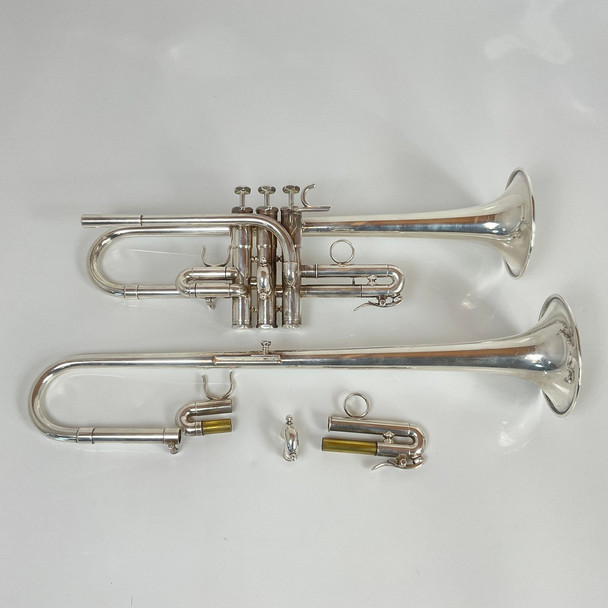 Used Schilke E3L Eb/D Trumpet (Beryllium Bells) (SN: 52255)