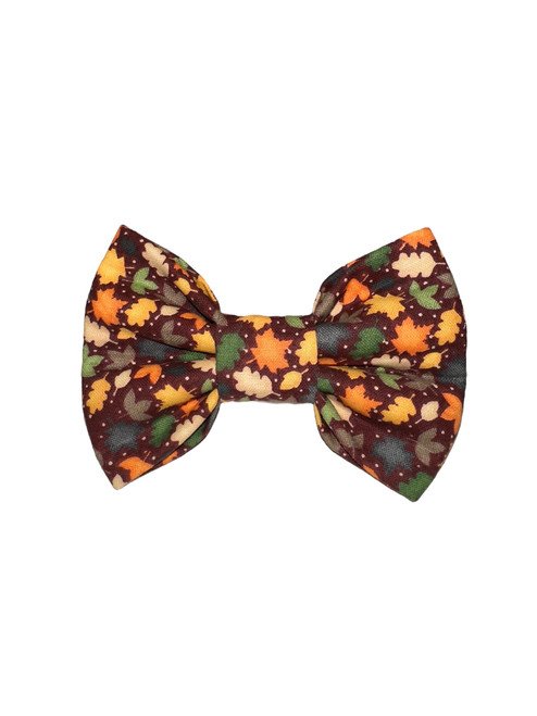 Fall Foliage Dog Bow Tie & Sailor Bow