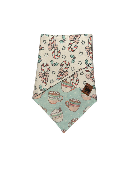 Hot Cocoa & Candy Canes Bandana