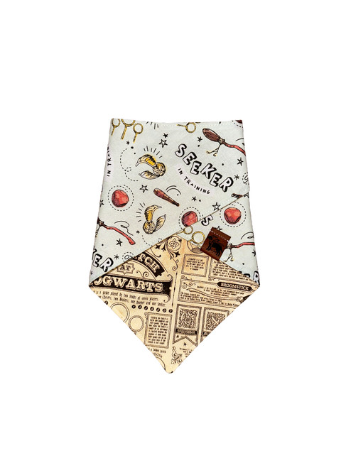 Wizards Quidditch Dog Bandana