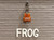 Frog Shaped Resin Dog Tag