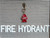Fire Hydrant Shaped Resin Dog Tag