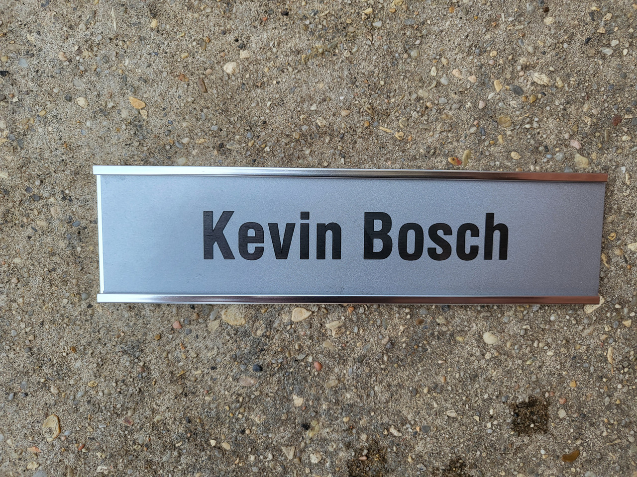 office wall name plate holder