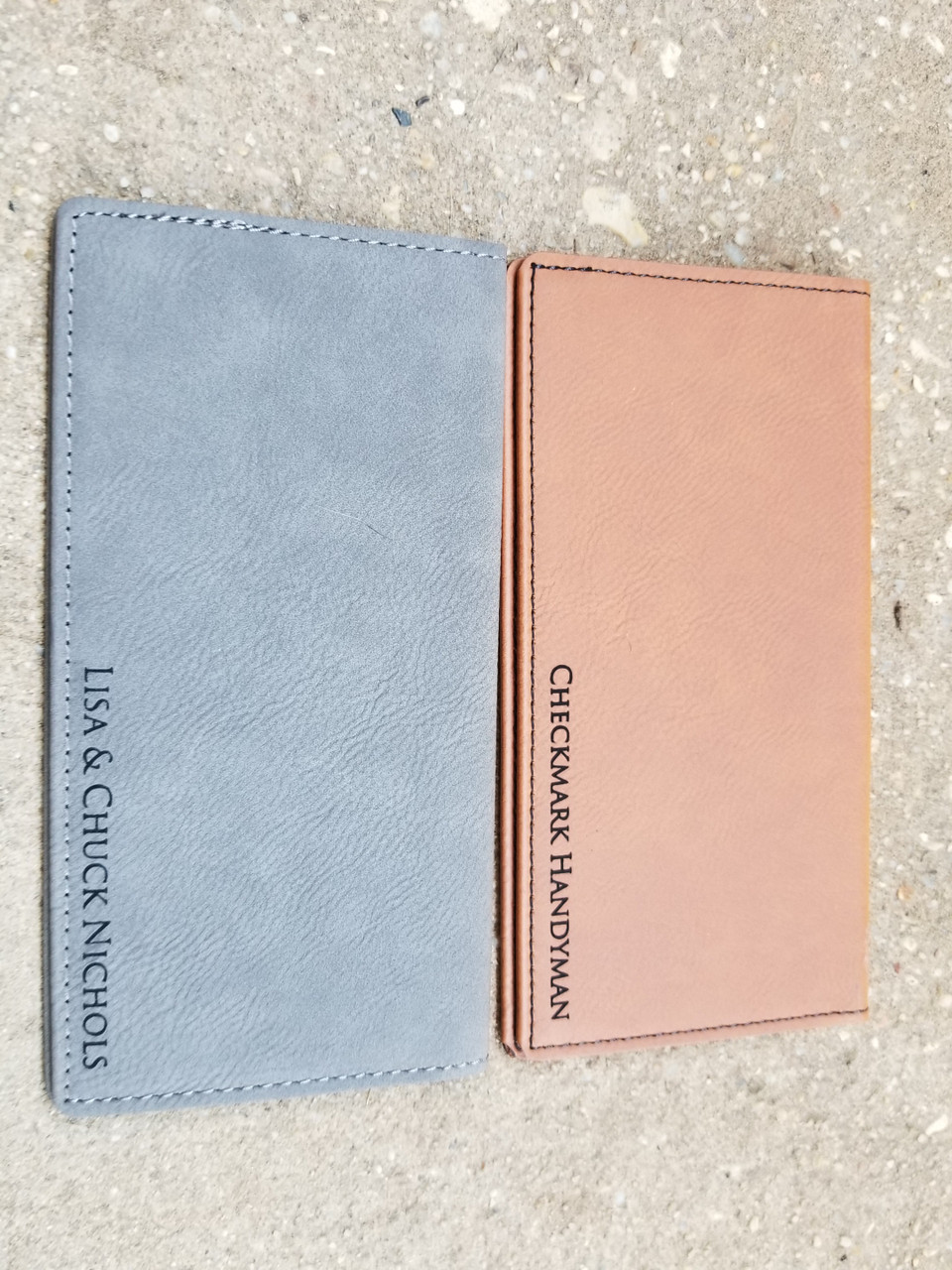 Personalized Leather Checkbook Cover, Checkbook Wallet, Check book ...