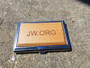 Personalized Wood/Metal Business Card Holder 