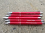 Personalized Metal Pens, Anodized Aluminum Pens, Silver Trim Pens