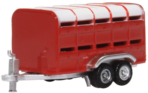 NFARM004 N LIVESTOCK TRAILER RED