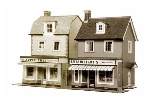 SQB22 OO 2 COUNTRY TOWN SHOPS CARD KIT