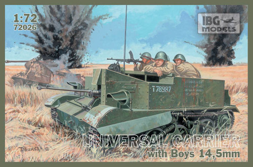 IBG72026 1/72 UNIVERSAL CARRIER MK1 WITH BOYS AT RIFLE PLASTIC KIT