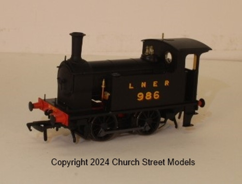 932006 OO 986 Y7 0-4-0T LNER BLACK