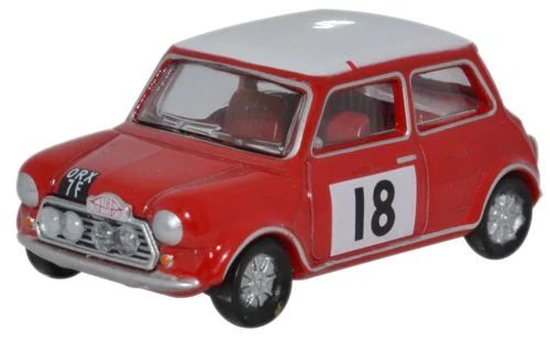 76MCS001 OO MINI COOPER S MKII 1968 MONTE CARLO RALLY