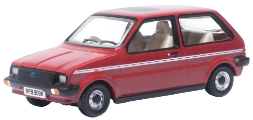 76MET001 OO AUSTIN MINI METRO VERMILLION PRINCESS DIANA