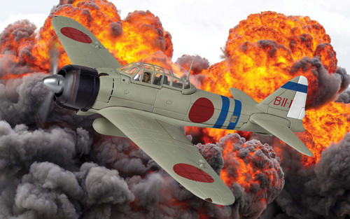 AA33109 1/72 MITSUBISHI ZERO A6M2 BII-I24 PEARL HARBOUR RAID