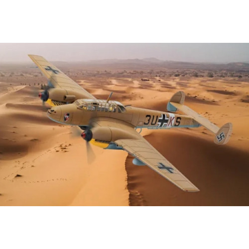 AA38511 1/72 MESSERSCHMITT BF 110E-2 S3KS 8/ZG 26 NORTH AFRICA 1942