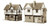 SQB28 OO 2 ELIZABETHAN COTTAGES CARD KIT