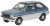 76FF007 OO FORD FIESTA MK1 TITAN BLUE/STRATO SILVER