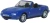 76MAZ003 OO MAZDA MX5 OPEN MARINER BLUE