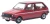 76MET001 OO AUSTIN MINI METRO VERMILLION PRINCESS DIANA
