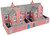 PO276 OO LOW RELIEF BRICK TERRACED HOUSE BACKS CARD KIT