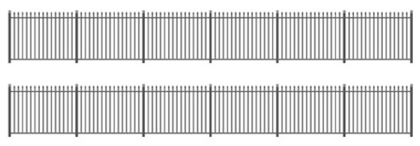 434 OO GWR SPEAR FENCING