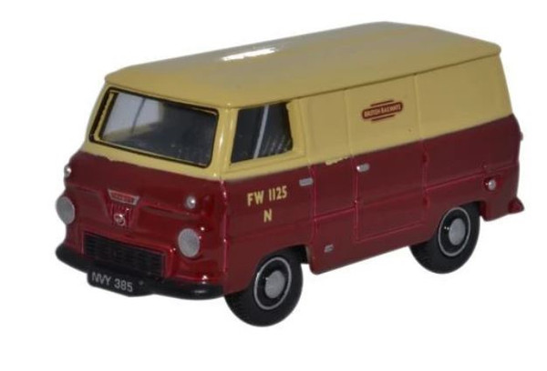 76FDE001 OO FORD 400E VAN BRITISH RAIL CRIMSON/CREAM