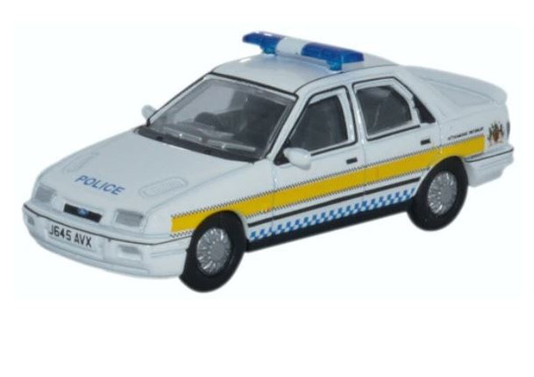 76FS002 OO FORD SIERRA SAPPHIRE NOTTINGHAMSHIRE POLICE