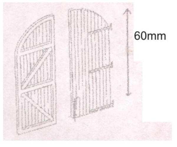 DPB23 OO SHED DOORS