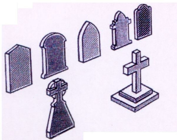 DPB4 OO GRAVESTONES