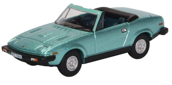 76TR7002 OO TRIUMPH TR7 CONVERTIBLE PERSIAN AQUA METALLIC